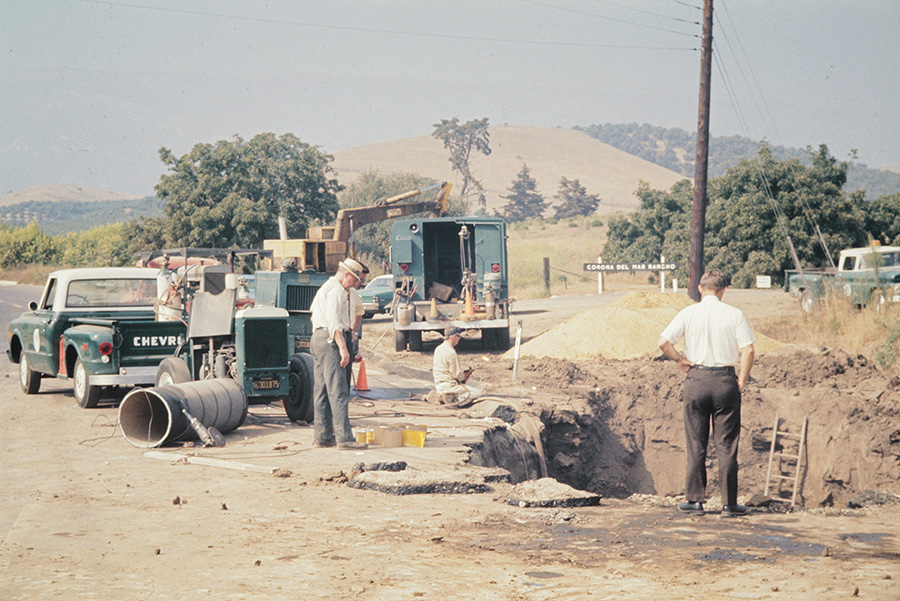 Goleta Water District crews, circa 1969