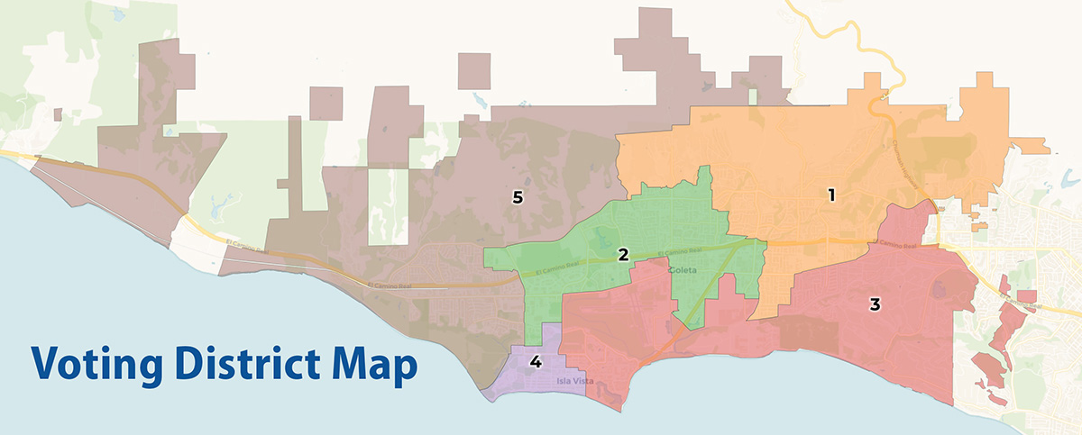 Voting District Map (color-coded)