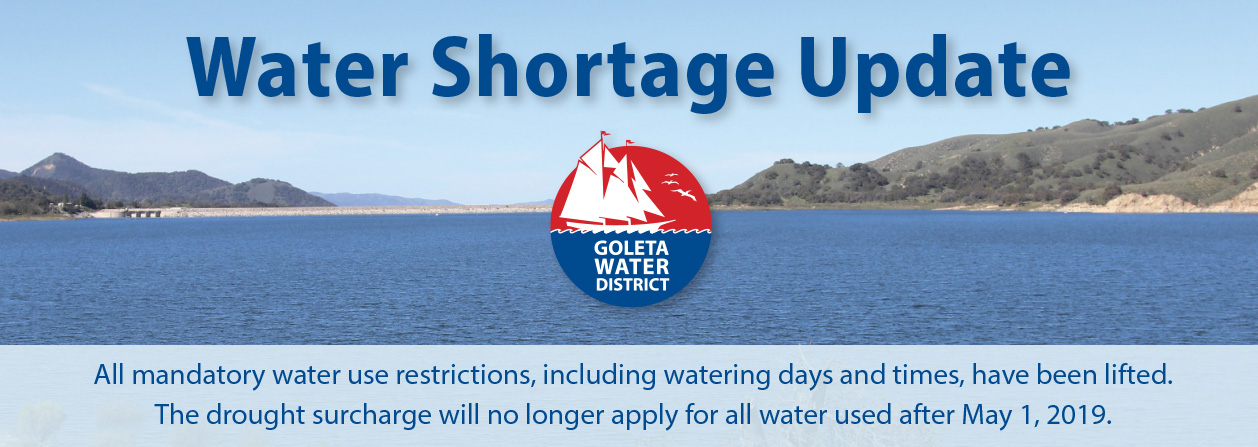 Water Shortage Update - All mandatory water use restrictions, including watering days and times, have been lifted. The drought surcharge will no longer apply for all water used after May 1, 2019.